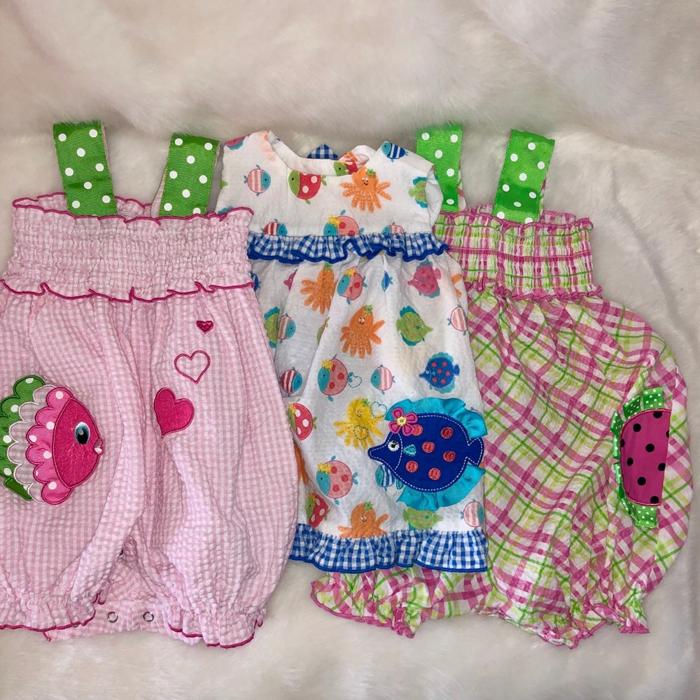 NWOT Lot of 3 Bonnie Baby 6-9 months